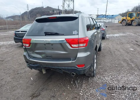 2012 Jeep Grand Cherokee Overland z USA, uszkodzony, nr VIN 1C4RJFCTXCC212064